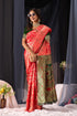 Vasthrlay Red Silk Saree