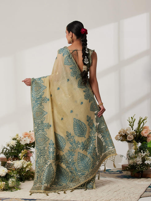 Vasthrlay Cotton Unstitched Saree