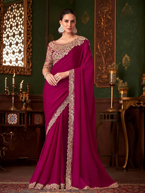 Vasthrlay Embroidery Sequence Unstitched Grey Ethnic Wear