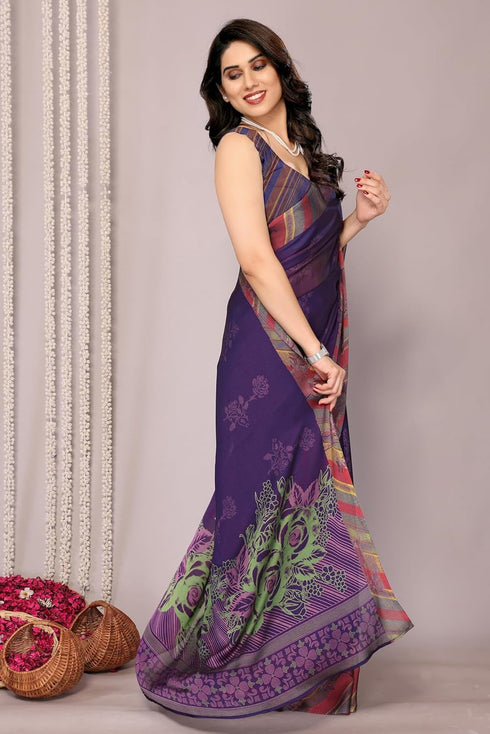 Vasthrlay Fashion Chiffon Georgette Dark Ethnic Wear