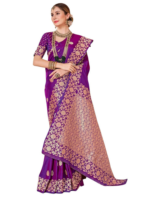 Vasthrlay Women's Kasamiri Designer Unstitched Saree