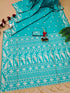 Vasthrlay Tussar Kalamkari Geometric Design Thread