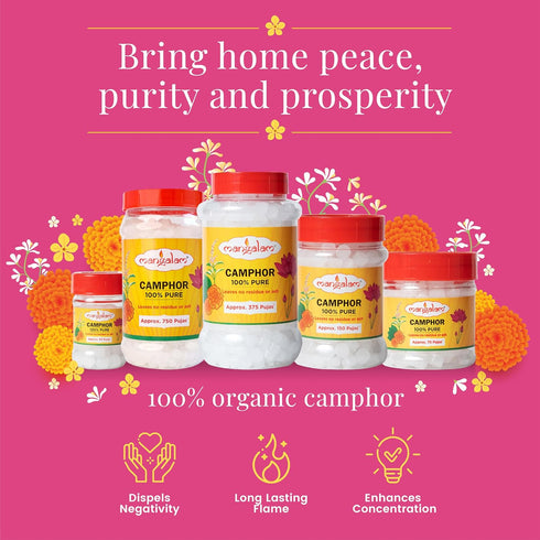 Mangalam Camphor Tablet 100G Jar