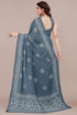 Vasthrlay Fashion Chiffon Printed Parrot Ethnic Wear
