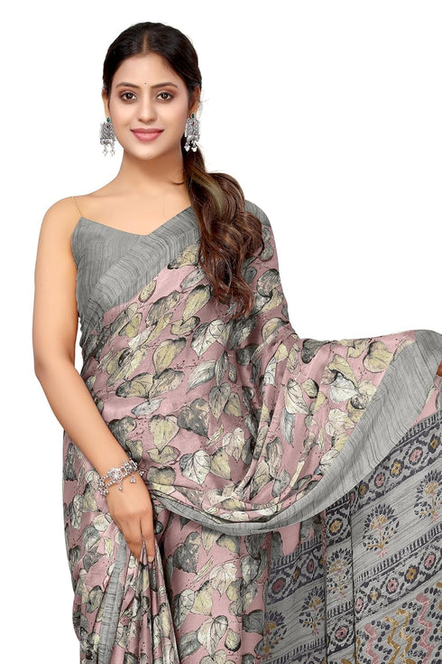 Vasthrlay Fashion Georgette Kalmkari Mehandi Ethnic Wear