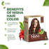 Nisha Natural Henna Powder for Hair Colour | Dark Brown