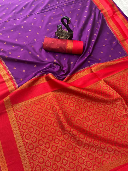 Vasthrlay Narayanpet Paithani Contrast