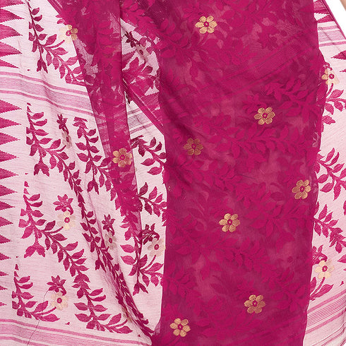 Vasthrlay Db Bidesh `s Handloom Jamdani