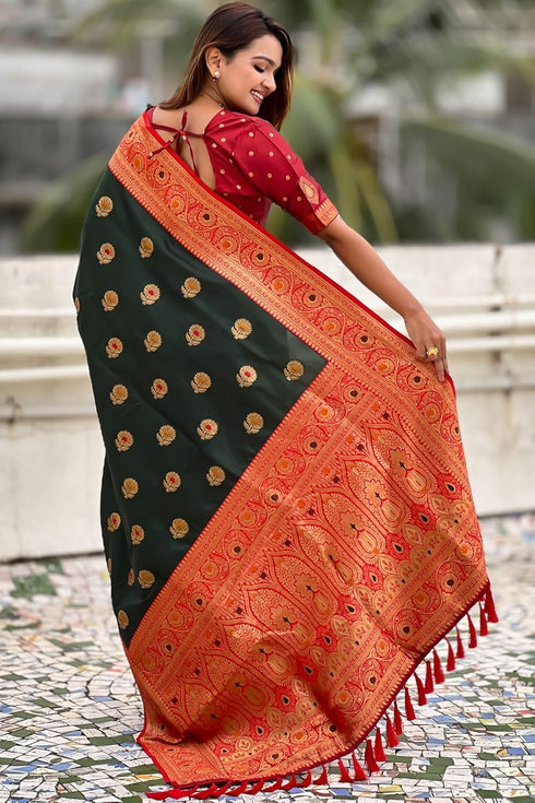 Vasthrlay Kanjivaram Unstitched Blouse Ethnic Wear