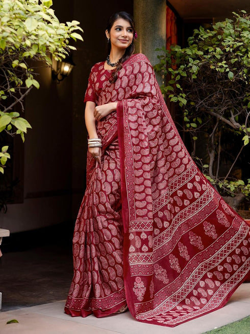 Vasthrlay Georgette Embroidery Black Saree