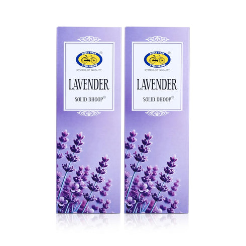 Cycle Pure Lavender Fragrance Bambooless Solid Dhoop Sticks
