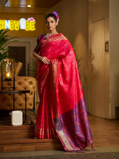Vasthrlay Unstitched Multicolor Comfortable Friendly Saree