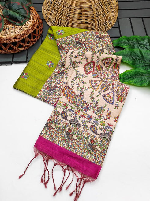 Vasthrlay Madhubani Kalamkari Traditional