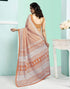 Vasthrlay Womens Printed Unstitched Green Saree