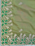 Vasthrlay Georgette Embriodery Dusty Saree