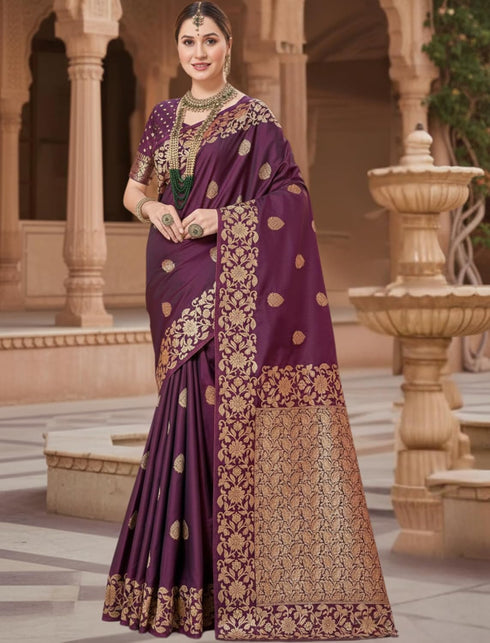 Vasthrlay Women's Kasamiri Designer Unstitched Saree