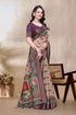 Vasthrlay Kanjivaram Unstitched Saree