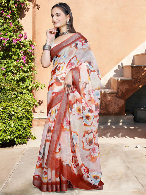 Vasthrlay Elephant Printed Unstitched Sai Ethnic Wear