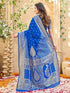 Vasthrlay Sequins Embroidery Dark Saree