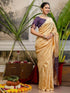 Vasthrlay Scalloped Embroidery White Saree