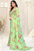 Vasthrlay Fashion Chiffon Georgette Beige Ethnic Wear