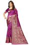 Vsathrlay Purple Kanchipuram Ethnic Wear