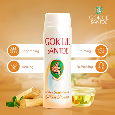 Gokul Santol Pure Sandalwood Talcum Powder 300g