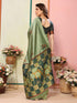 Vasthrlay Grey Kanjivaram Unstitched Saree