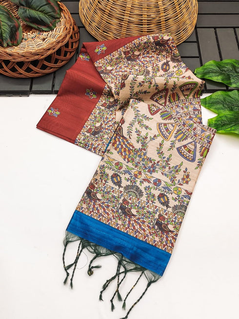 Vasthrlay Madhubani Kalamkari Traditional