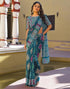 Vasthrlay Georgette Weaving Unstitched Red Saree