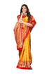 Vasthrlay Printed Minali Mustard Free Ethnic Wear