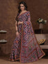 Vasthrlay Georgette Printed Blue Saree