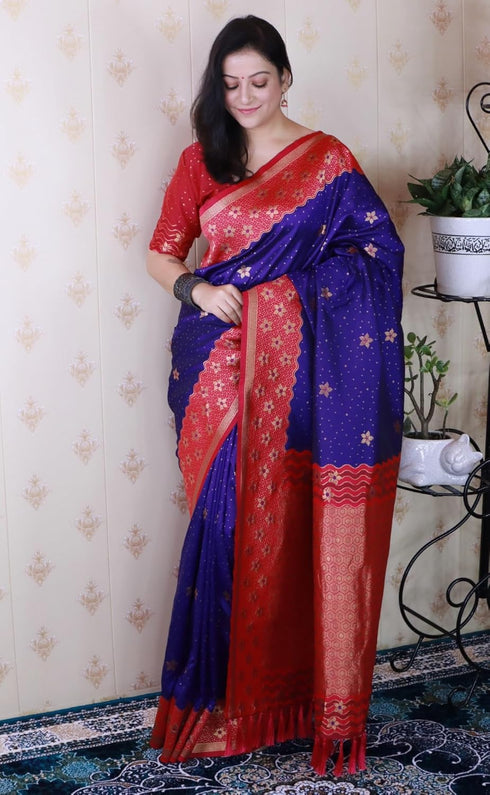 Vasthrlay Kanjivaram Unstitched Blouse Ethnic Wear