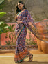 Vasthrlay Georgette Light Turquoise Saree