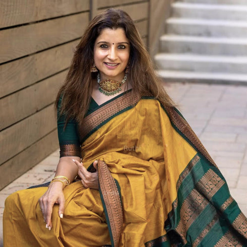 Vasthrlay Kanjivaram Tassels Saree