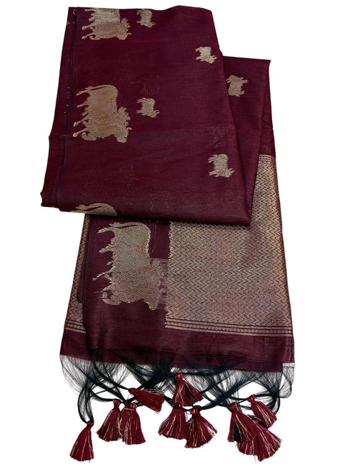 Vasthrlay Tussar Kalamkari