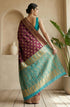 Vasthrlay Purple Jacquard Saree