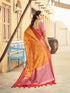 Vasthrlay Kanjivaram Banarasi Festival Unstitched Saree