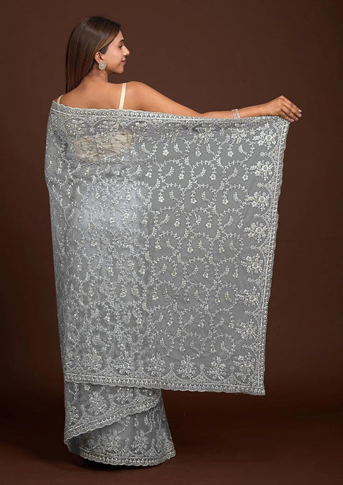 Vasthrlay Embroidery Blouse Lightpink Ethnic Wear