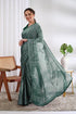 Vasthrlay Fashion Chiffon Geometric Printed Ethnic Wear