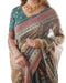 Vasthrlay Handloom Grey Green Traditional Saree