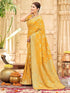 Vasthrlay Womens Banarasi Unstitched Mauve Saree