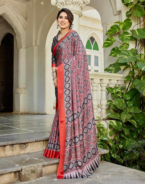 Vasthrlay Abstract Pattern Printed Az Ys Pratika Ethnic Wear