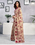 Vasthrlay Womens Printed Unstitched Green Saree