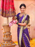 Vasthrlay Weaving Paithani Maroon Saree