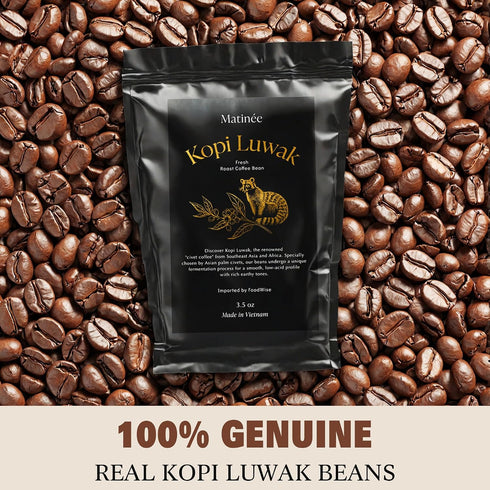 MATINÉE Wild Kopi Luwak Civet Whole Bean Coffee 100g