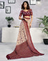 Vasthrlay Womens Printed Unstitched Light Green Saree