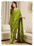 Vasthrlay Bandhani Printed Chiffon Unstitched Ethnic Wear