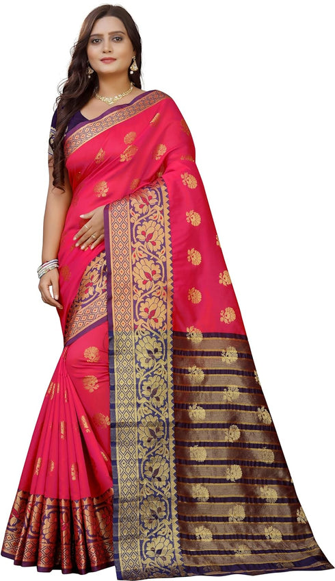 Vasthrlay Banarasi Multicolor Ethnic Wear