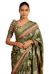 Vasthrlay Fashion Paisley Printed Grey Ethnic Wear